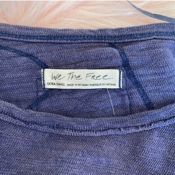 Free People We the Free 5 Star Pullover Sweatshirt Blue - Picture 7 of 9